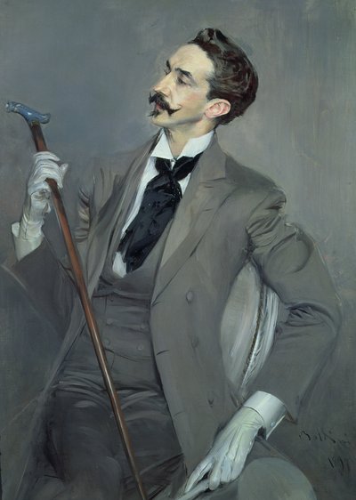 Greve Robert de Montesquiou (1855-1921) 1897 (olja på duk) av Giovanni Boldini
