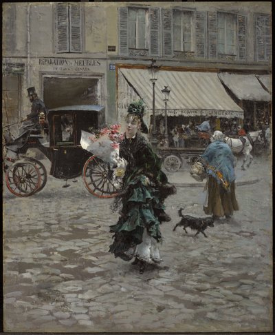 Att korsa gatan av Giovanni Boldini