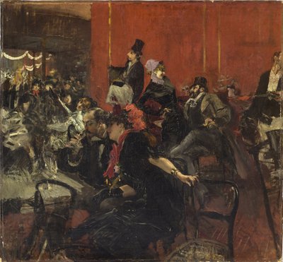 Festscen, ca. 1889 av Giovanni Boldini