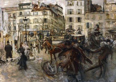 Place Pigalle, 1874 av Giovanni Boldini