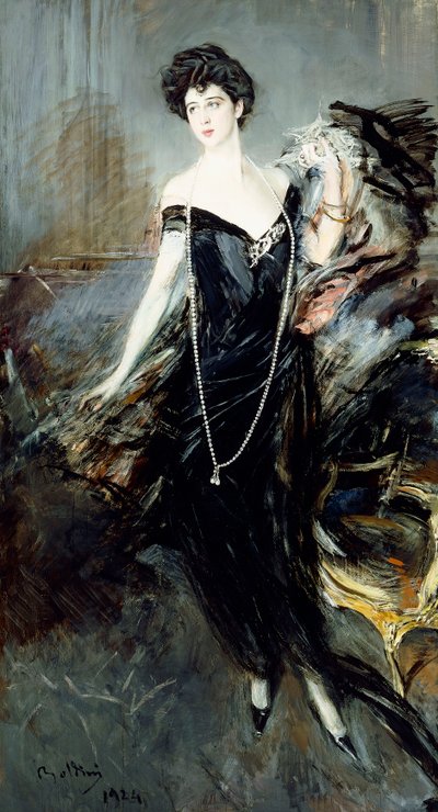 Porträtt av Donna Franca Florio, 1924 av Giovanni Boldini