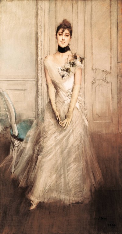 Porträtt av Emiliana Concha de Ossa av Giovanni Boldini