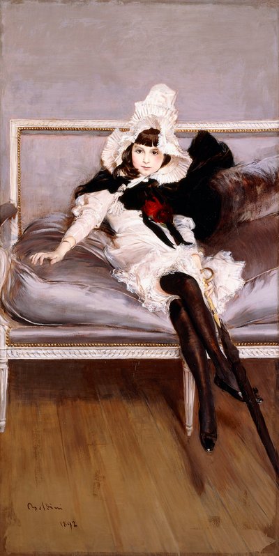 Porträtt av Giovinetta Errazuriz, 1892 av Giovanni Boldini
