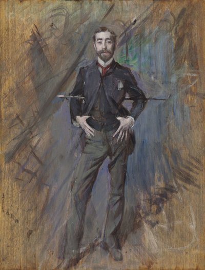 Porträtt av John Singer Sargent, 1890. av Giovanni Boldini