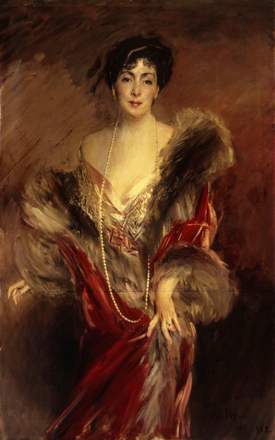 Porträtt av Josefina A. de Errazuriz, 1912 av Giovanni Boldini