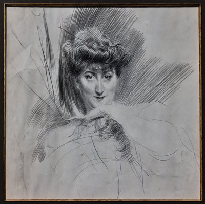 Porträtt av Madame Veil Picard av Giovanni Boldini