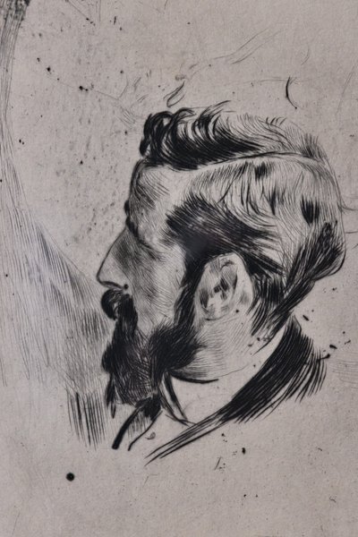 Porträtt av Paul Helleu av Giovanni Boldini