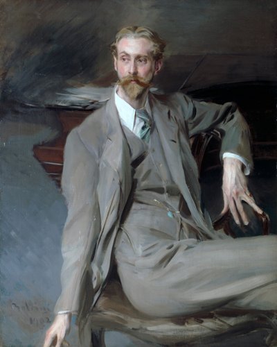 Porträtt av av Giovanni Boldini