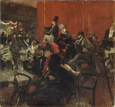 Festscen av Giovanni Boldini