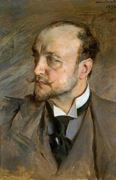 Självporträtt av Giovanni Boldini, italiensk målare ... av Giovanni Boldini