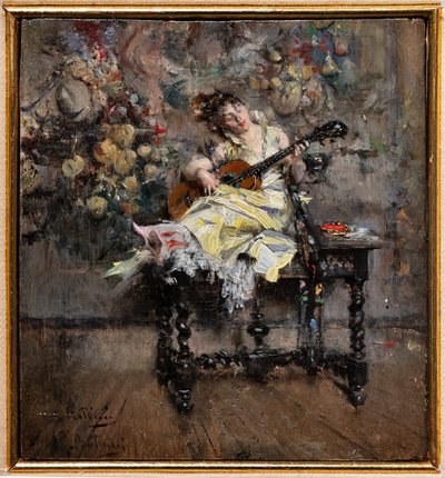 Gitarrspelaren av Giovanni Boldini