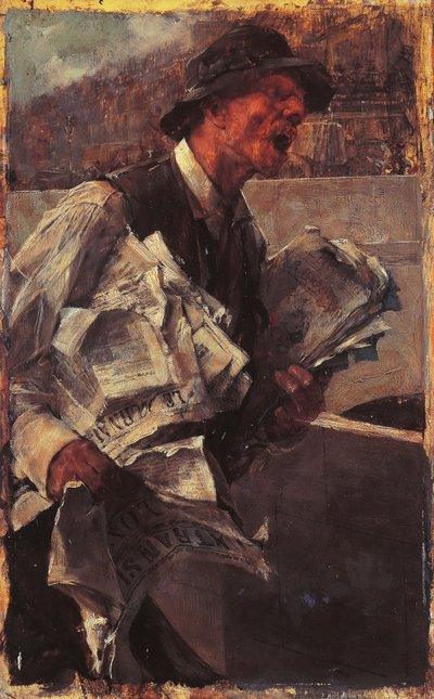 The Parisan newsboy eller The newsbud av Giovanni Boldini