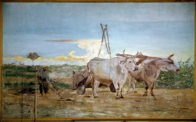 Djurgödseln som samlats in (olja på duk av Giovanni Boldini