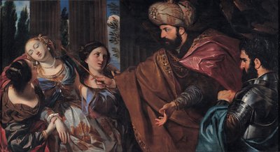 Ester före Ahasveros, mellan 1660 och 1670 av Giovanni Bonatti