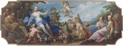 Aurora och Diana, eller en allegori över våren av Giovanni Camillo Sagrestani