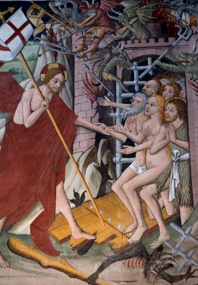 Nedstigning till helvetet, c.1492 av Giovanni Canavesio