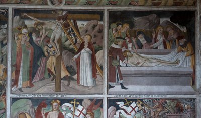 Scener från Kristi passion, ca 1492 (fresk) av Giovanni Canavesio