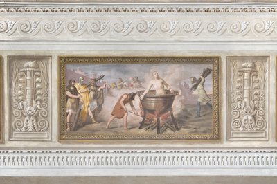 Johannes evangelistens martyrskap i Rom av Giovanni Chiarini