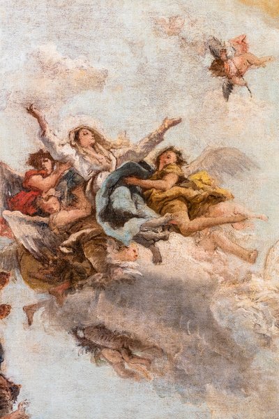 Antagande av Giovanni Domenico (circle of) Tiepolo