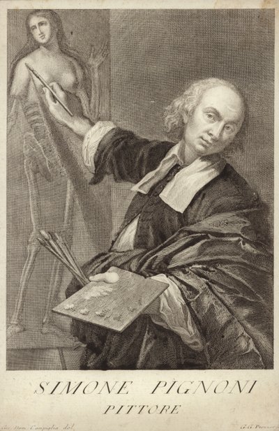 Simone Pignoni, italiensk målare av Giovanni Domenico Campiglia