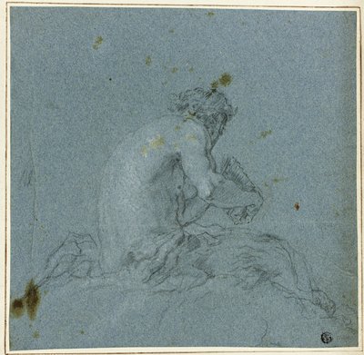 En Satyr Spelar Hans Pipor av Giovanni Domenico Tiepolo