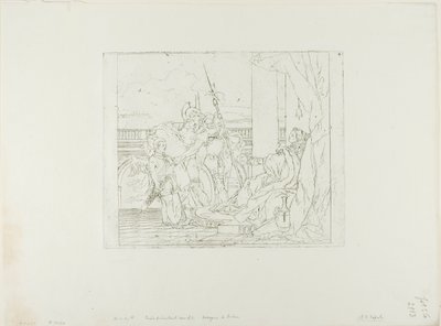 Aeneas presenterar sin son Ascanius för Dido av Giovanni Domenico Tiepolo
