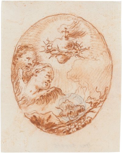 Jesu heliga hjärta av Giovanni Domenico Tiepolo