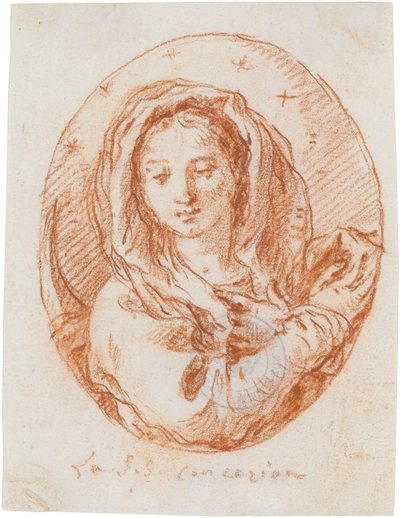 Marias obefläckade avlelse av Giovanni Domenico Tiepolo