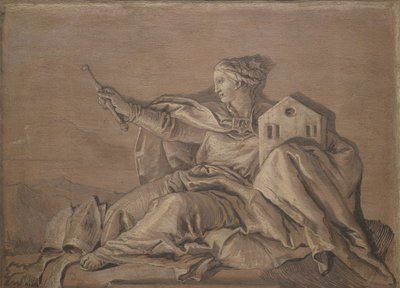 Europa. av Giovanni Domenico Tiepolo