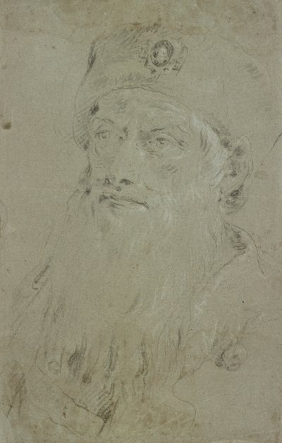 Chef för en skäggig oriental av Giovanni Domenico Tiepolo