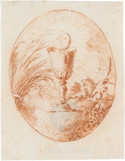Kalk och hostia, bröd och vin av Giovanni Domenico Tiepolo