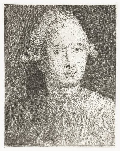 Porträtt av Giovanni Domenico Tiepolo Samling av huvuden (serietitel) Raccolta di Teste (serietitel) av Giovanni Domenico Tiepolo