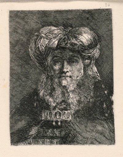 Samling av huvuden av Giovanni Domenico Tiepolo