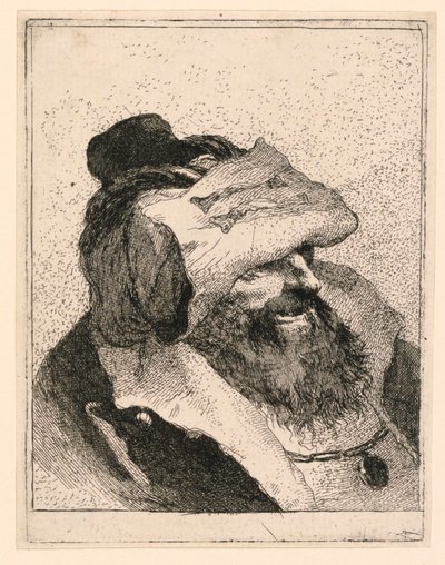 Samling av huvuden av Giovanni Domenico Tiepolo