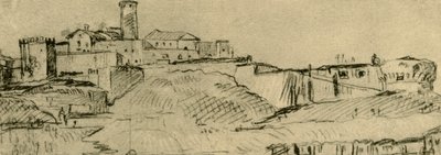 Citadellet i Brescia, mitten av slutet av 1700-talet, 1928 av Giovanni Domenico Tiepolo