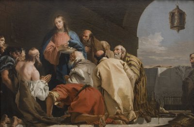 Eukaristins institution av Giovanni Domenico Tiepolo
