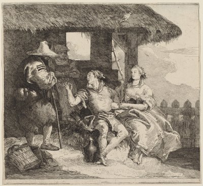 Äktenskapet mellan Angelica och Medoro av Giovanni Domenico Tiepolo