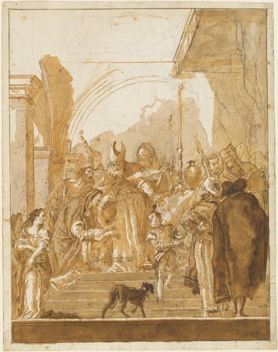 Frambärandet i templet av Giovanni Domenico Tiepolo