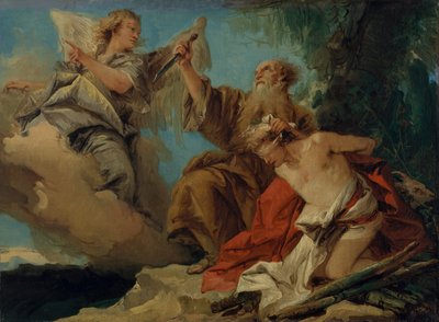 Isaks offer, mitten av 1750-talet. av Giovanni Domenico Tiepolo