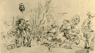 Davids triumf, c1759, 1928 av Giovanni Domenico Tiepolo