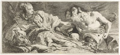 Venedig tar emot Neptunus hyllning av Giovanni Domenico Tiepolo