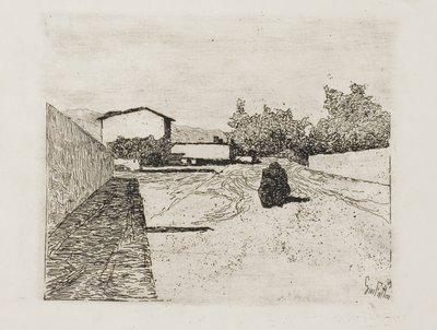En gata av Giovanni Fattori