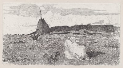 Heliga ko [Pio bove] av Giovanni Fattori