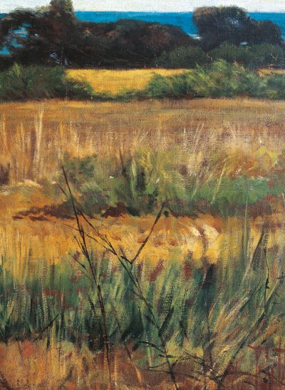 Italien, Florens, Maremma Toscana, cirka 1894, detalj av Giovanni Fattori