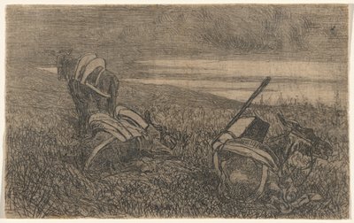Små åsnor i vila av Giovanni Fattori