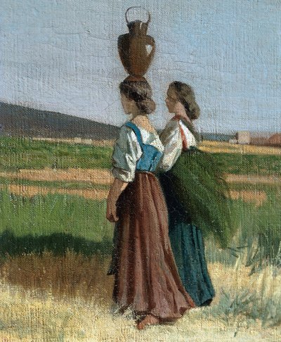Livorno vattenbärare av Giovanni Fattori