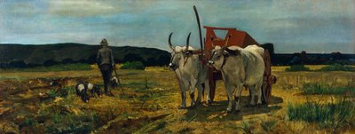 Maremma Toscana, Giovanni Fattori (1825-1908), olja på duk, 77,5x205,7 cm av Giovanni Fattori