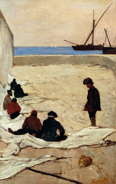 Lappa nät av Giovanni Fattori