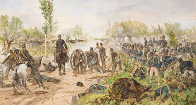 Slaget vid Custoza av Giovanni Fattori