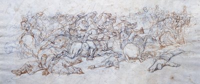 Uhlans anfaller av Giovanni Fattori